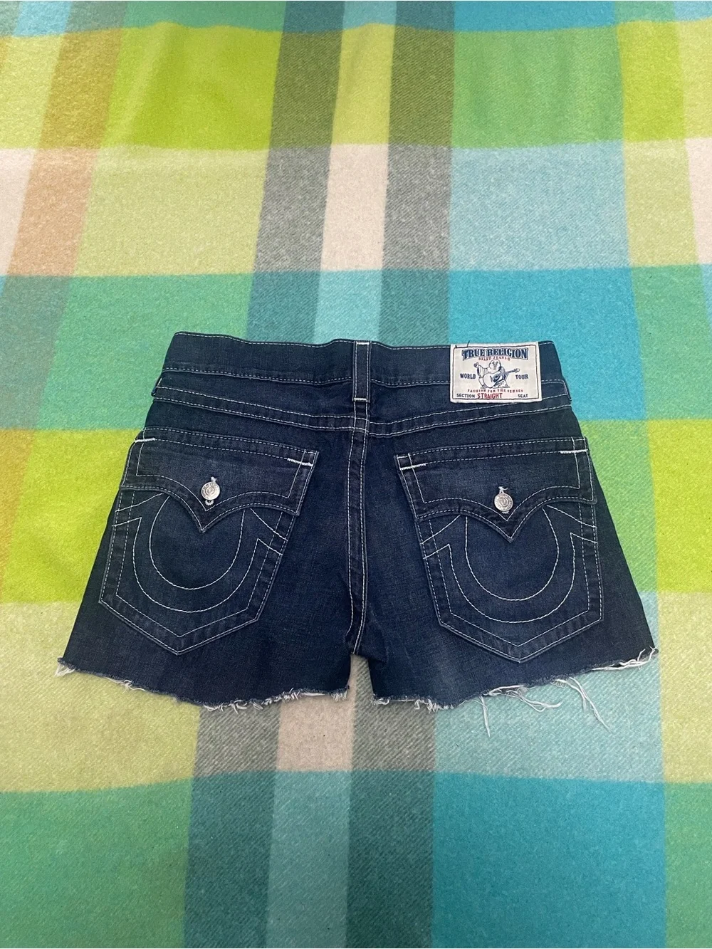 True Religion cut off denim shorts #denim #summer